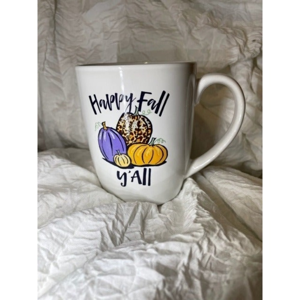 Pumpkin Fall Y'all Ceramic Mug
